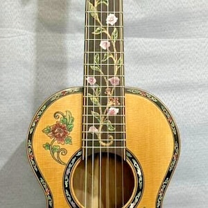 Blueberry Handmade Mini Classical Nylon String Guitar