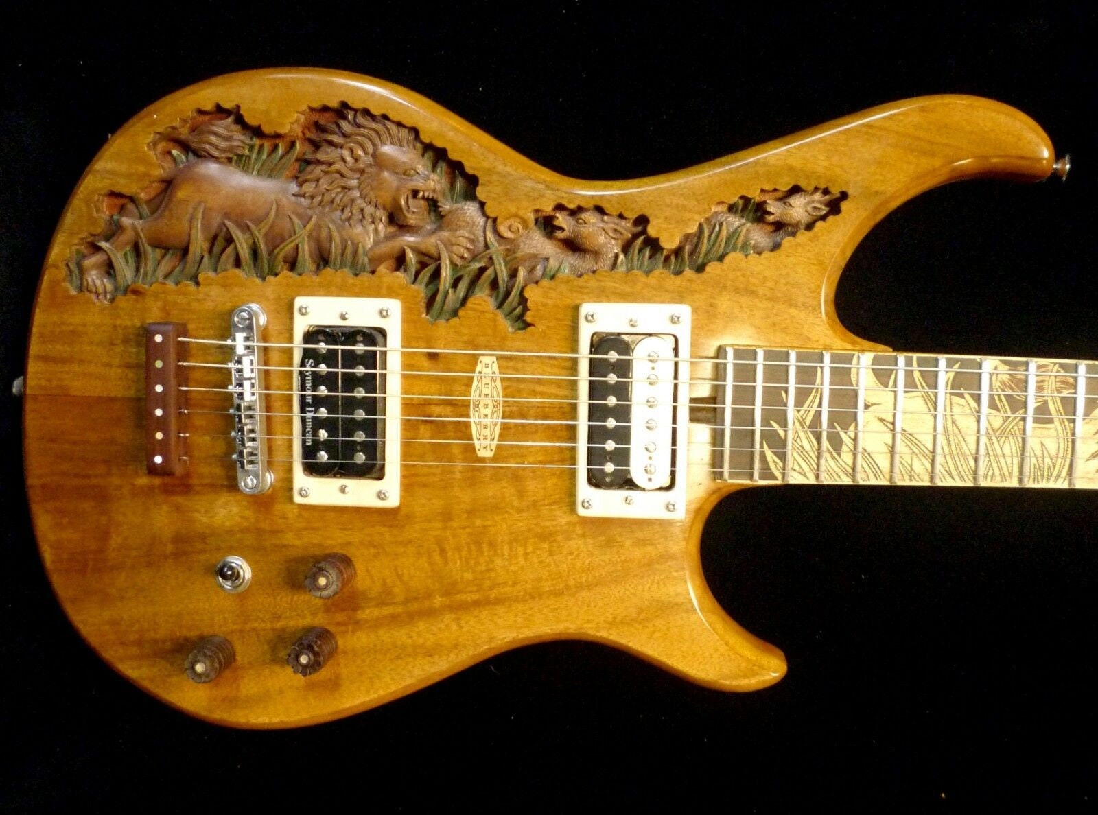 ブルーベリー ハンドメイド エレクトリック バリトン ギター 受注生産