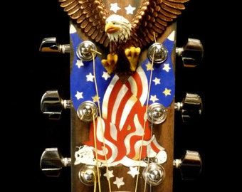 Blueberry Handmade Dreadnought Acoustic Guitar "Patriot"