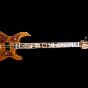Blueberry Handmade Electric Bass Guitar
