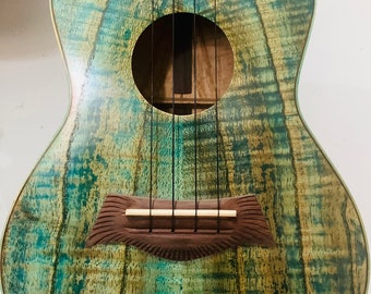 Blueberry NEW IN STOCK Handmade Tenor Ukulele Stained Maple