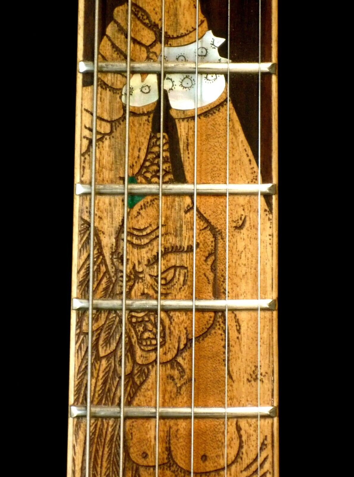 Blueberry Handmade Electric Guitar Devil Motif With Seymour Duncan ...