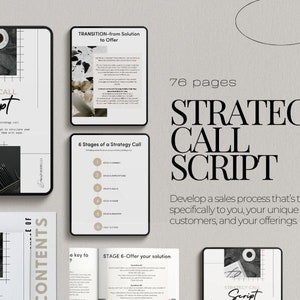Client Discovery Call Template | PDF Guide | Sales Call Script | Discovery Call Client Consultation Workbook | Discovery Call Scripts