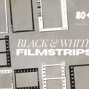 Film Frame Bundle | Black & White Filmstrips | Instant Film | Negative Border | Kodak Borders | Digital Frames | Film Frames | Kodak Film