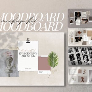 Moodboard Mockup Scene Creator | Canva Templates | Mockup Scene Creator | Interior Mockup Creator | Mockup Kit | Editable Frames And Scenes