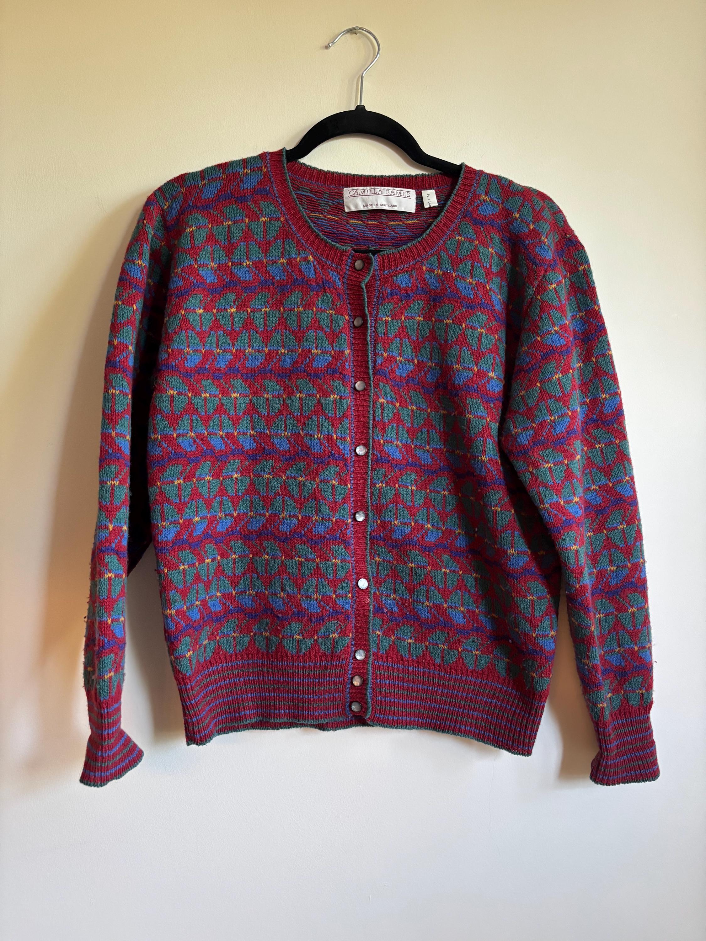 Scottish wool sweater - Etsy 日本