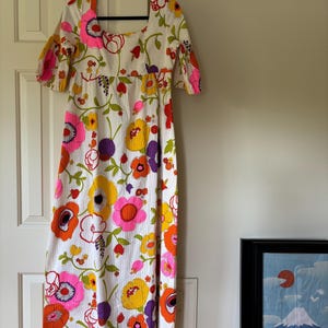 MALIHINI HAWAII ヴィンテージワンピース　FOR LIBERTY Vintage 1960s Dress / Malihini Hawaiian / Neon Floral Print