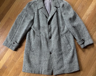 Chaqueta vintage de tweed de lana para hombre