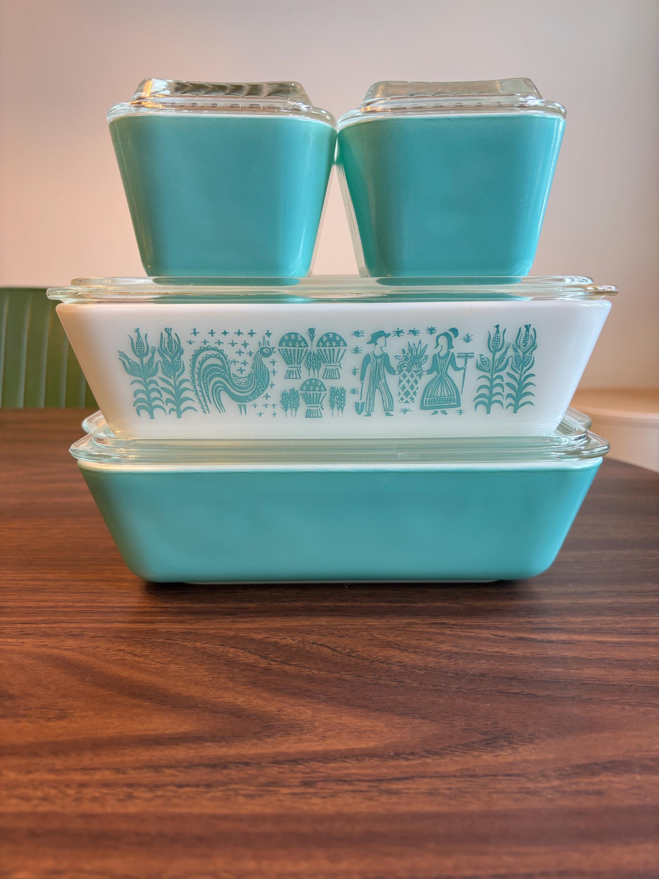 Pyrex vintage refrigerator set - Etsy 日本