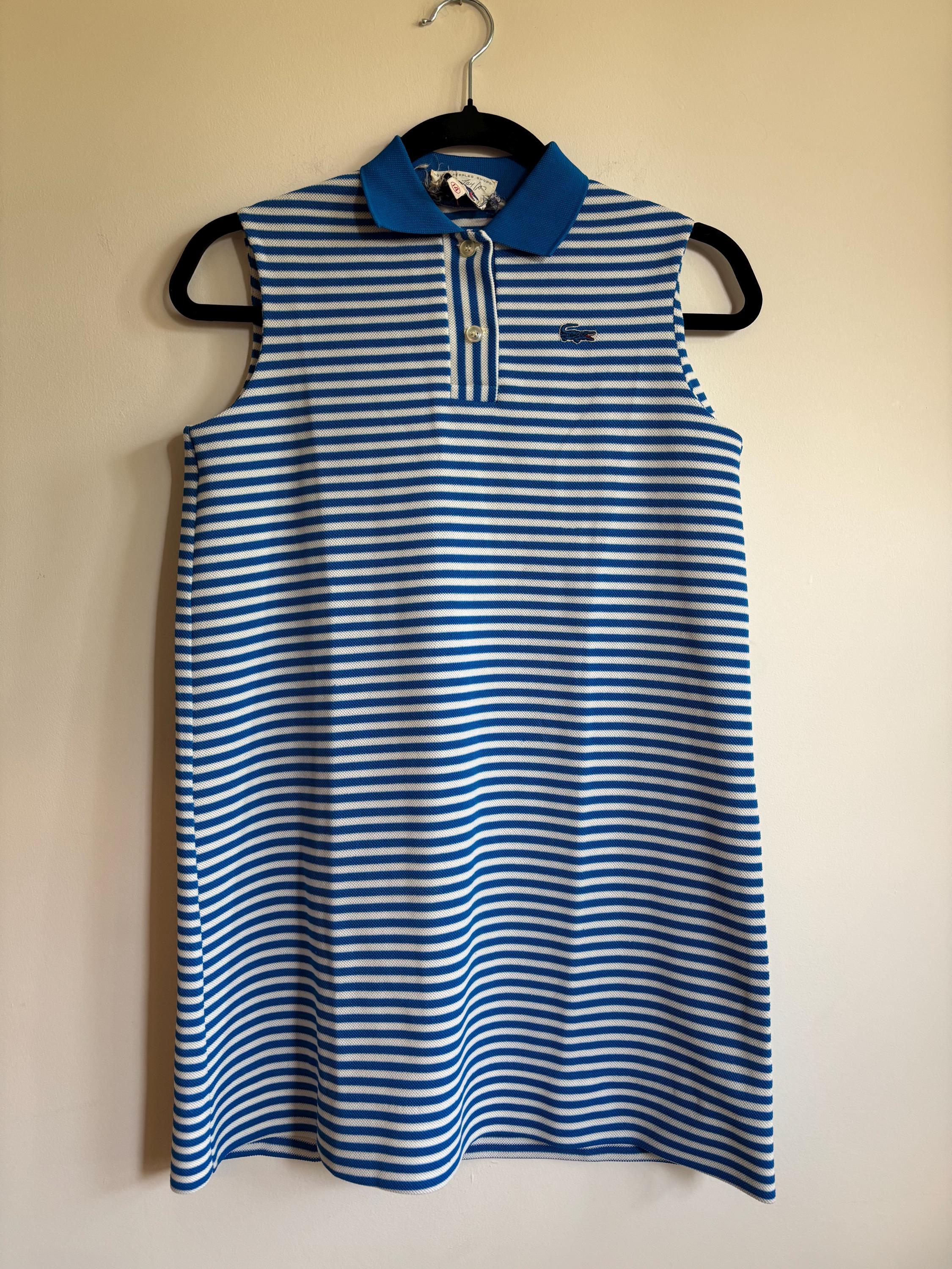 Vintage 1960s-1970s Lord and Taylor Lacoste Micro Mini Dress