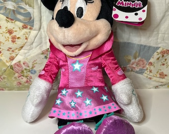 Pop Star Minnie Mouse 10” Plush