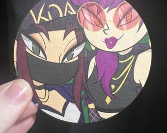 KDA Akali and Evelynn Coaster