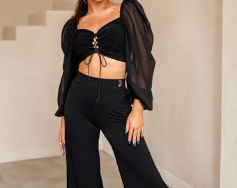 Classic straight dance pants