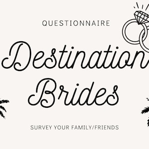 Destination Wedding Questionnaire