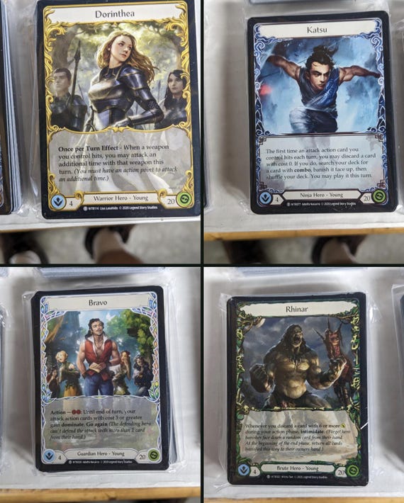 flesh and blood all cards Flesh and Blood TCG 12 Deck Starter Kit. Decks All Built From a Standard  Learn to Play Deck List Do Not Come With Equipment Cards Included
