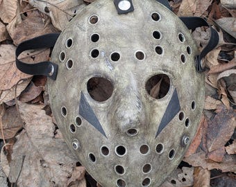 Friday the 13th Part 5 Inspired Hand-Painted Hockey Mask