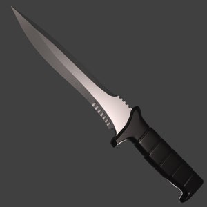 3D Print Model Replica of Leon Kennedy&#39;s Knife from the Original Resident Evil 4 - STL Format