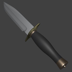 OBJ file Krauser Knife from Residual Evil 4 🔪・3D printable design to  download・Cults