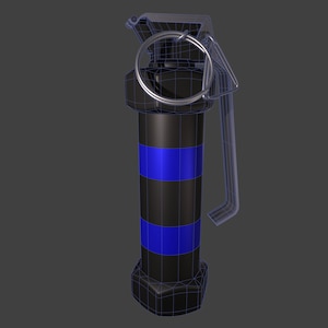 3D Print Model Replica of the Flash Grenade from the Resident Evil 2 & 3 Remakes - STL Format