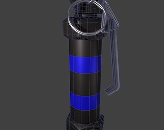 3D Print Model Replica of the Flash Grenade from the Resident Evil 2 & 3 Remakes - STL Format