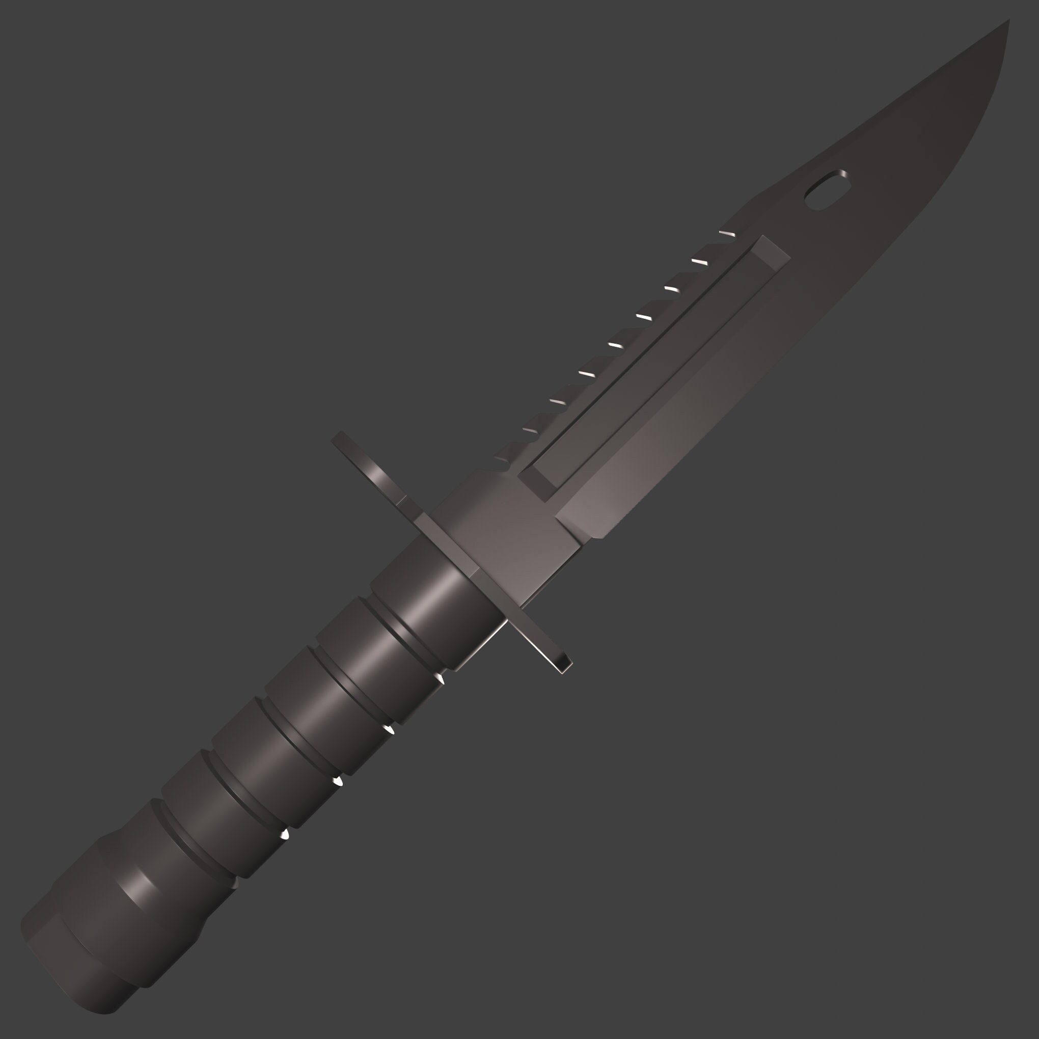 Just finished modeling Krauser's knife. Made the original and remake  versions : r/residentevil