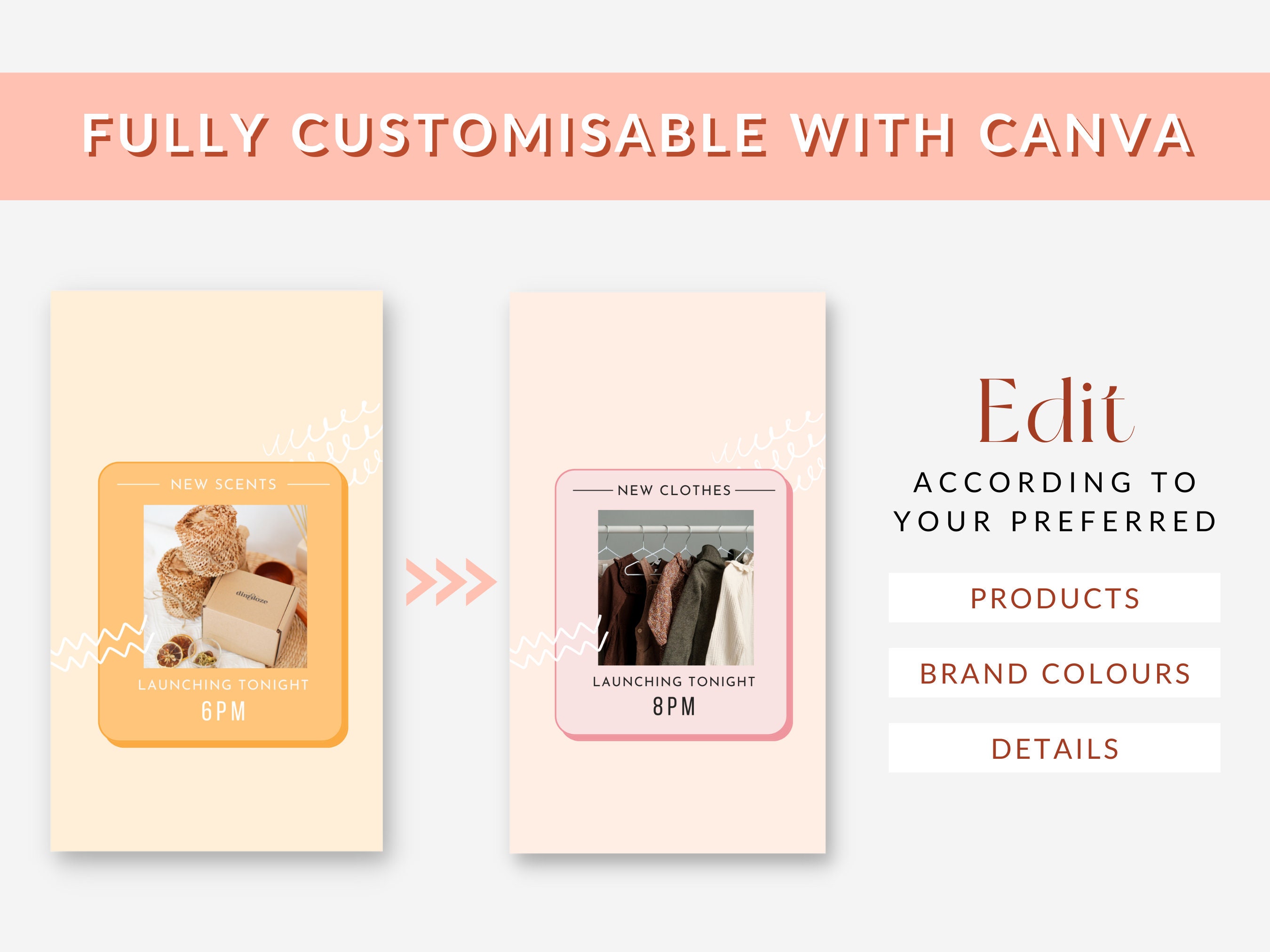 New Product Launch, Launching Soon - Editable Instagram IG Story Canva ...