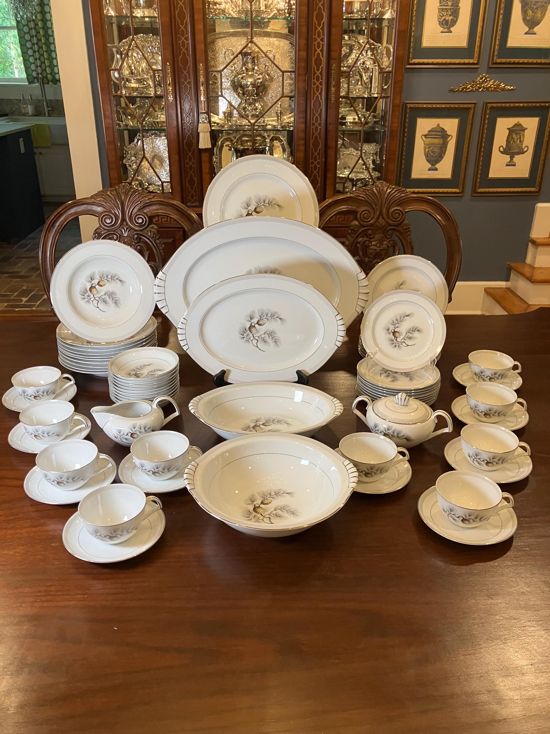 Silver Pine by Kent (japan) - ESTATE SET - 77 Pieces of Vintage
