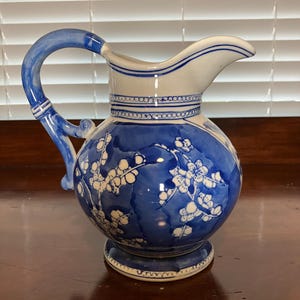 Blue & White Chinoiserie Pitcher by Two&#39;s Company