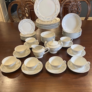 Royal Wheat by Valmont China - ESTATE SET - 54 Pieces of Vintage Dinnerware