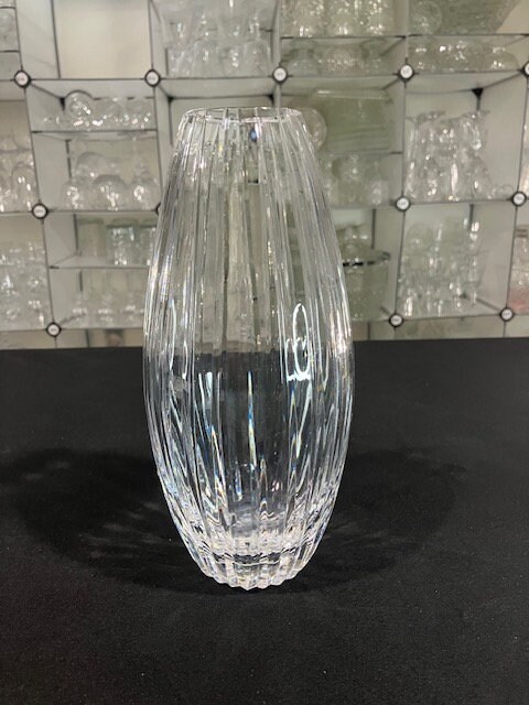 ポーランド製　ポロニア　Polonia クリスタルフラワーベース　24% PbO Polonia Hand Cut 24% Pb0 Lead Crystal Vase - Etsy