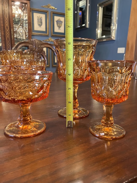 Perspective Amber by Noritake - 20 Pieces of Vintage Drinkware - Etsy