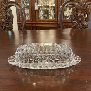 Park Lane by Mikasa - One Vintage Cut Crystal Butter Dish with Lid