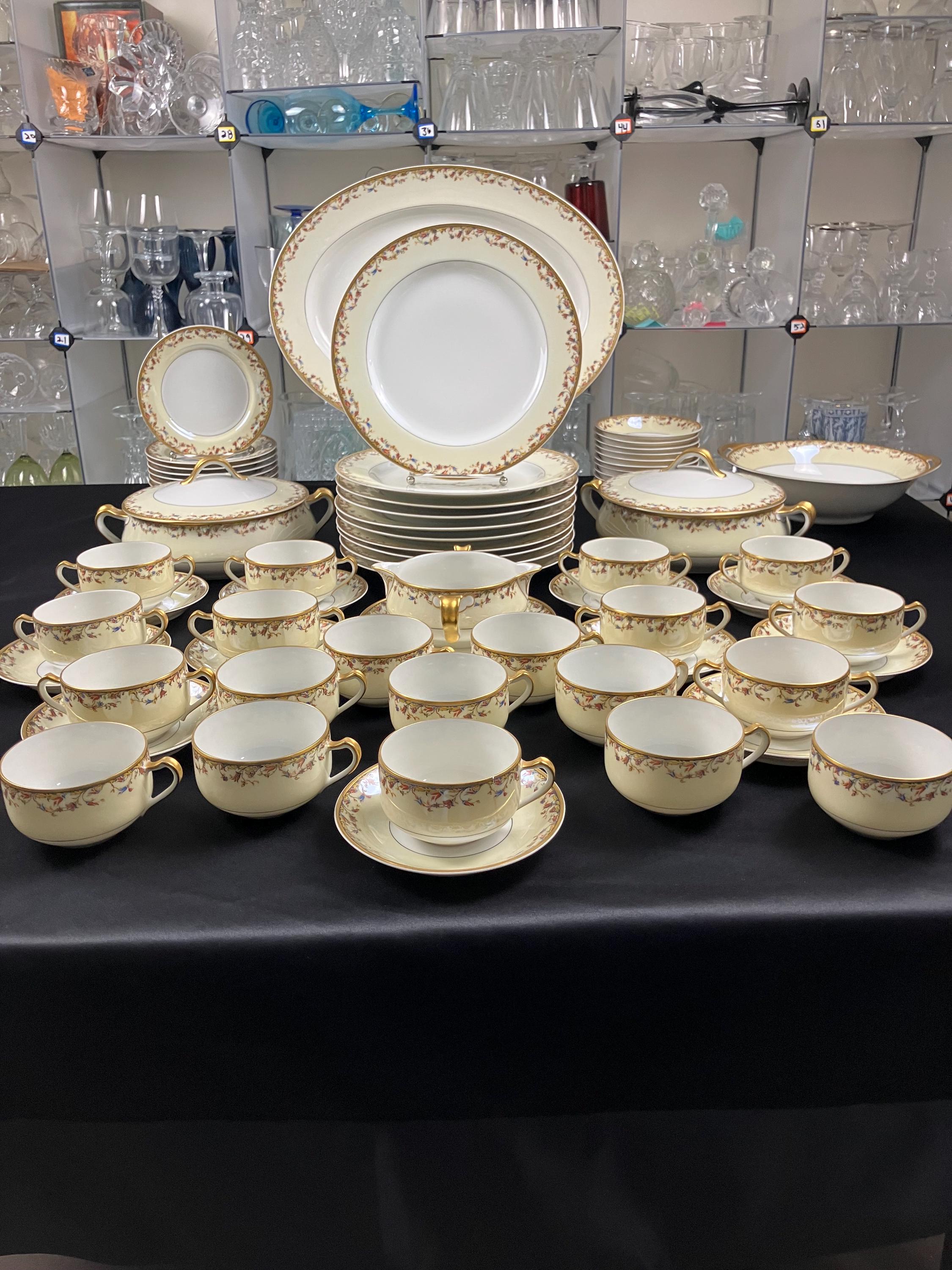 Louvain by Haviland & Co. Limoges France - RARE ESTATE SET - 68