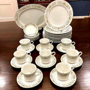 Florentine by Sterling Fine China Japan - 33 Pieces of Vintage Dinnerware