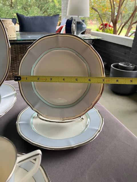 Centura Blue by Noritake - Two Complete 5pc Place Settings of