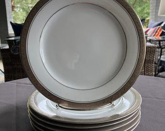 NORITAKE Legendary Crestwood Platinum 6 Piece Place Setting - Etsy