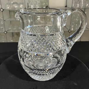 Diamond Cut Crystal - Vintage Milk Pitcher