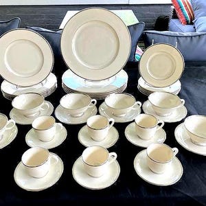 Montclair by Lenox - ESTATE SET - 42 Pieces of Vintage Bone China