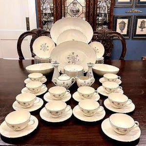 Princess by Lenox - ESTATE SET - 81 Pieces of Vintage Bone China Dinnerware