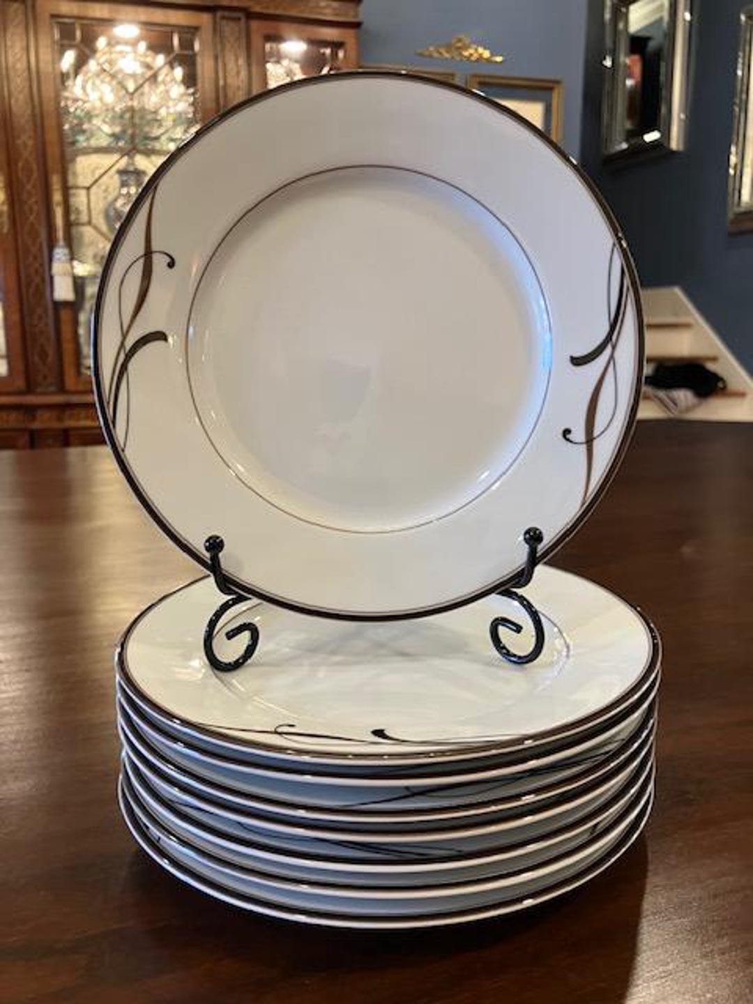 Cocoa Blossom by Mikasa - Eight Vintage Salad Plates - Etsy