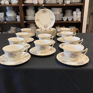 Royal Epiag Vintage Czechoslovakian Porcelain - 30pc Coffee/Dessert Set