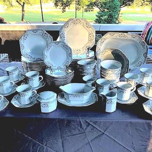 Dana by Mikasa - ESTATE SET - RARE - 74pcs of Vintage Mikasa