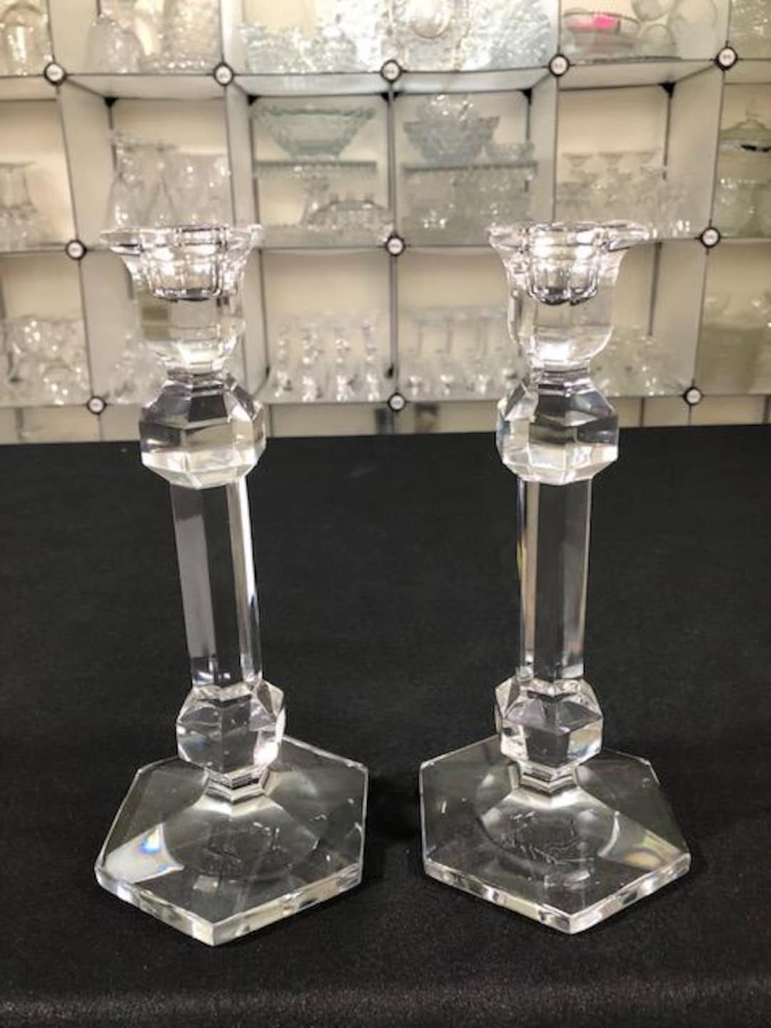 Gardenia by Val St Lambert - Signed Crystal Single Light