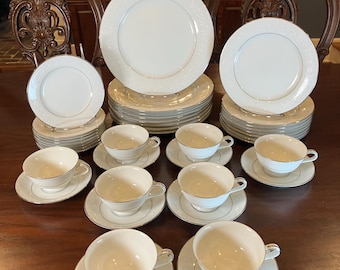 Noritake Buckingham China Set for 8 | Complete Dinnerware Set 40