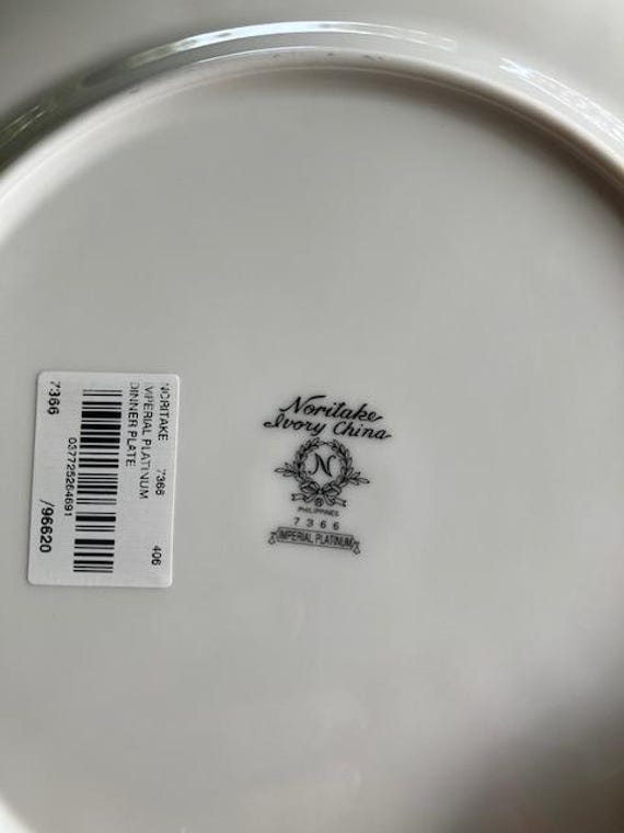 Imperial Platinum by Noritake - 26pc Starter Set of Vintage Bone