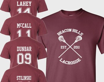 Beacon Hills Lacrosse T-shirt - Teen Wolf fan Stilinski Lahey McCall Unisex Top