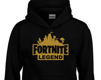 Kids Luminary Gaming Merch Unisex Hoodies Gold Print