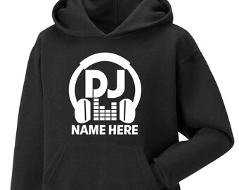 Custom DJ Hoodie: Personalized Music Producer Sweatshirt, EDM Rave Wear