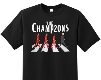 Camiseta del Liverpool 2025 - 20.º título de liga - Camiseta "Nunca caminarás solo" - Hombre, mujer y niño