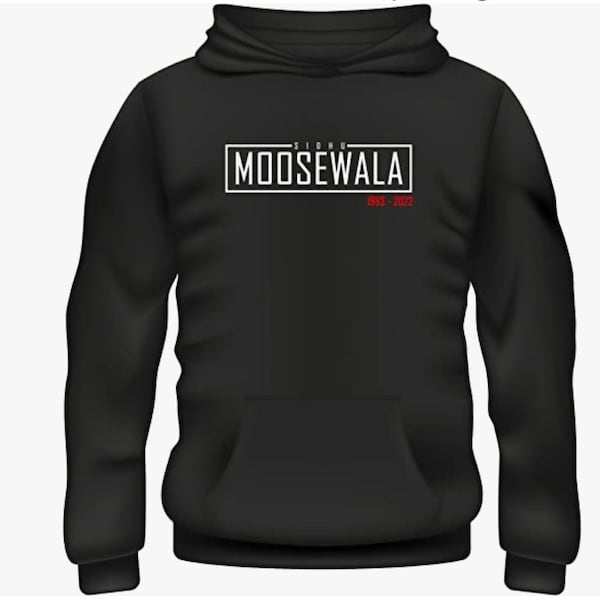 The Legend Sidhu moosewala character hoodies available in all sizes.